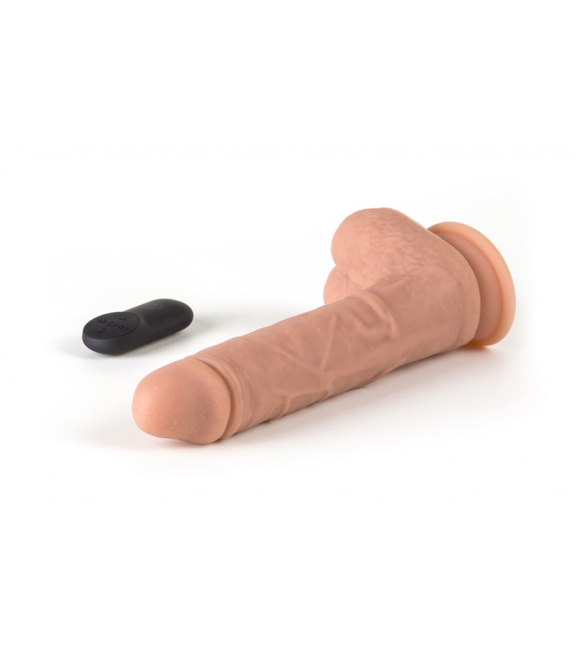 VIBRADOR Y ROTADOR REALÍSTICO "R10" 21CM C/ CONTROL REMOTO - Imagen 6