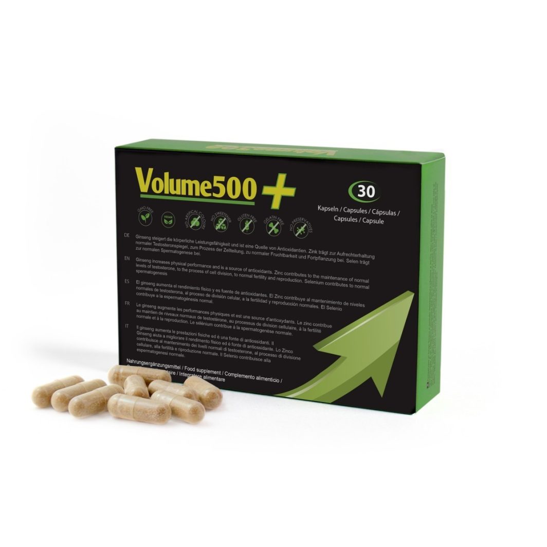 VOLUME500 Cápsulas para la Calidad y Cantidad del Esperma