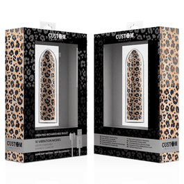 CUSTOM BULLETS BALA RECARGABLE LEOPARD 10 INTENSIDADES - Imagen 5