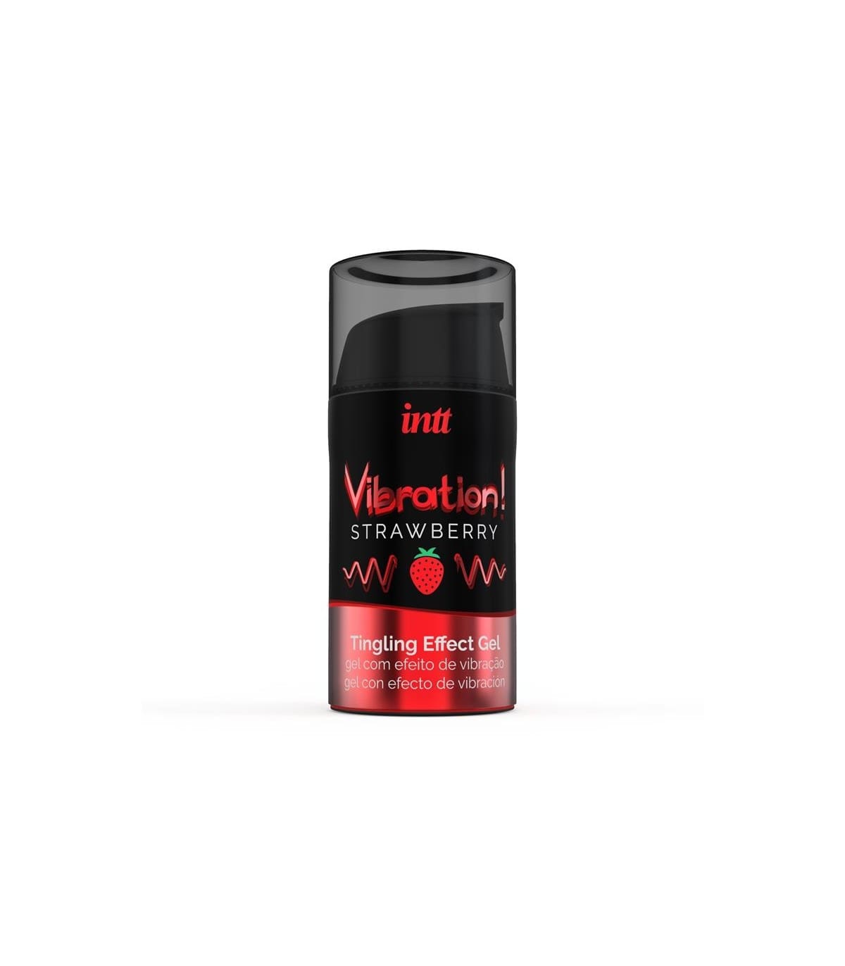 VIBRADOR LÍQUIDO INTT FRESA 15 ML - Imagen 3