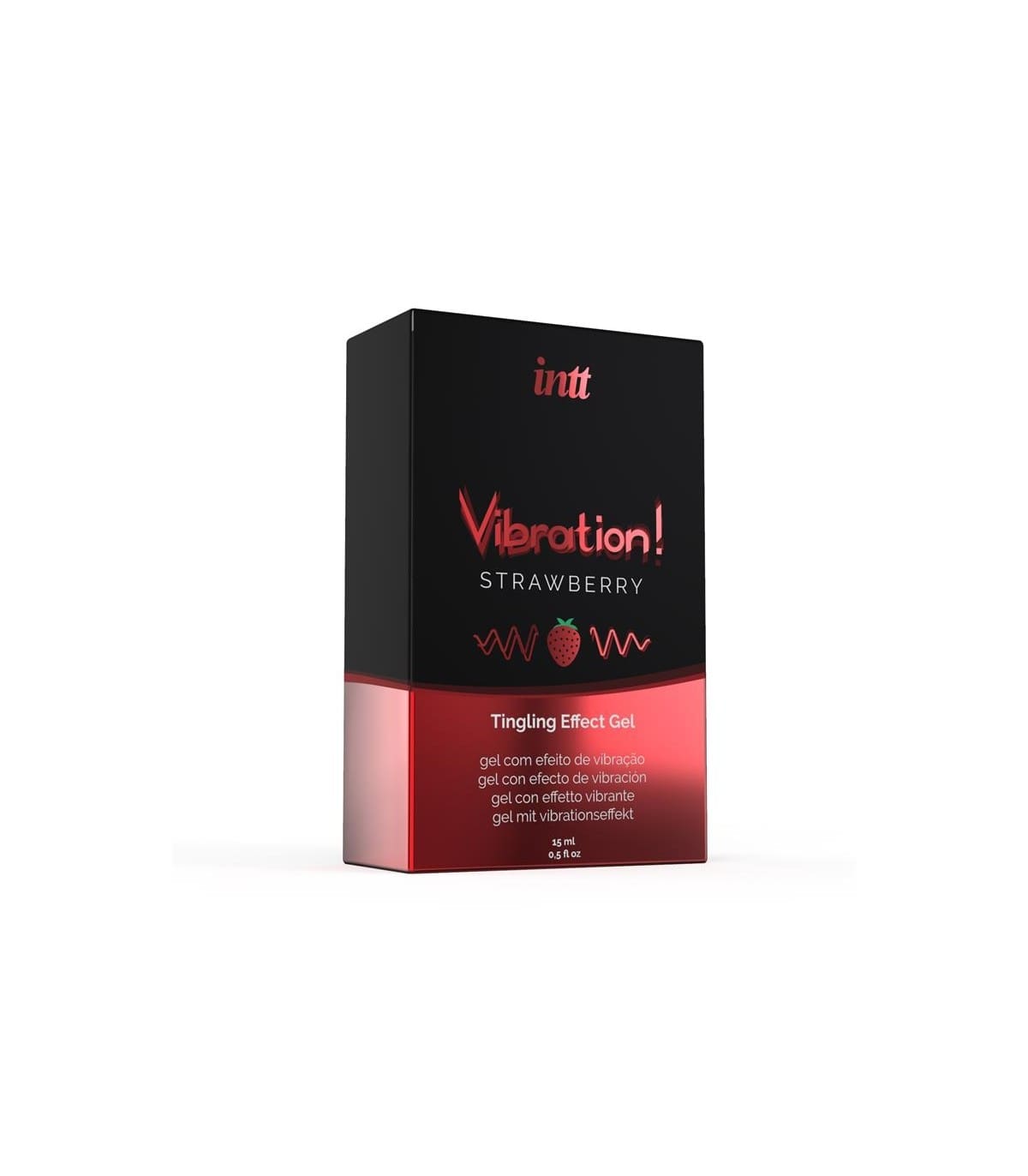 VIBRADOR LÍQUIDO INTT FRESA 15 ML - Imagen 2