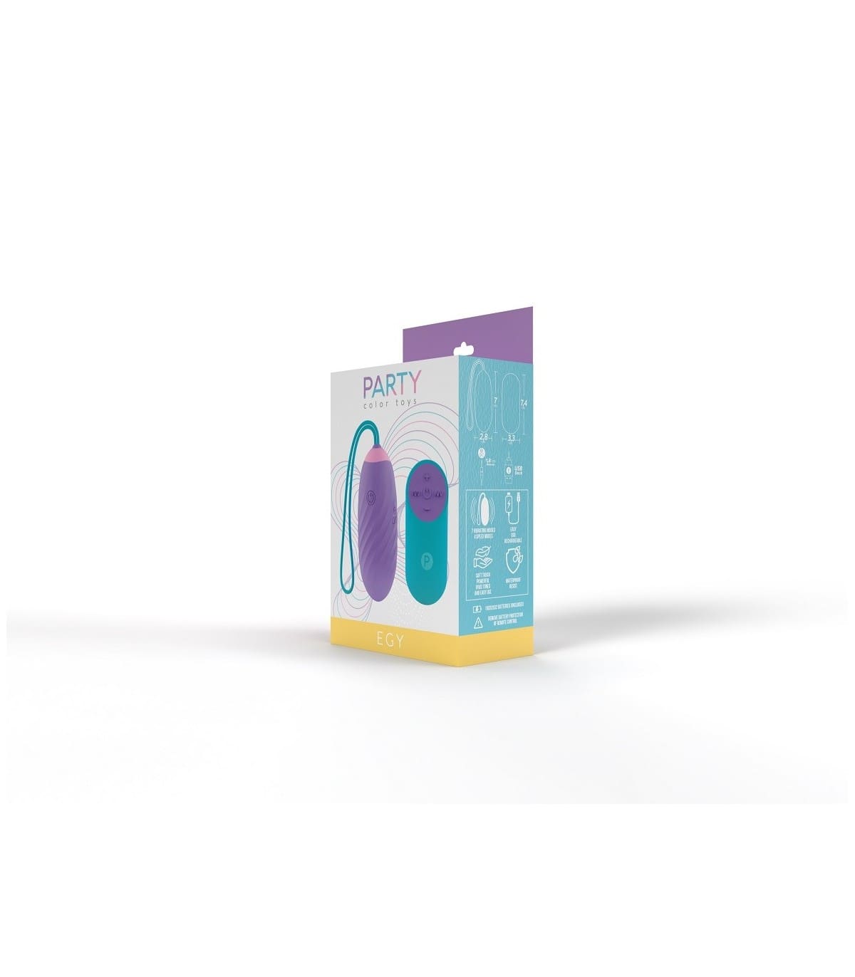 ENTRENADOR DE SUELO PÉLVICO CON VIBRACIÓN EGY LILA - Imagen 5