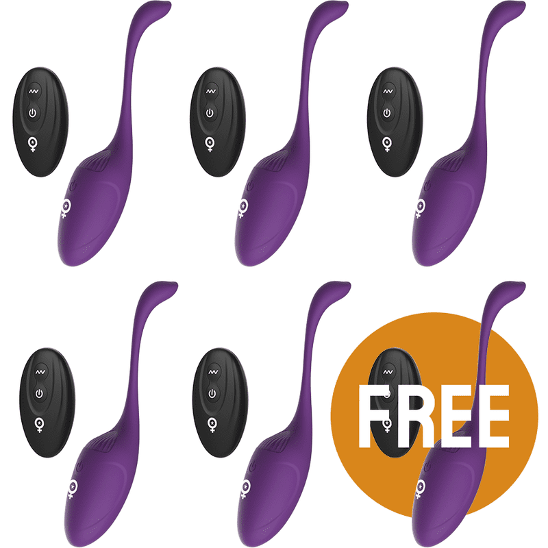 huevo vibrador con mando recargable