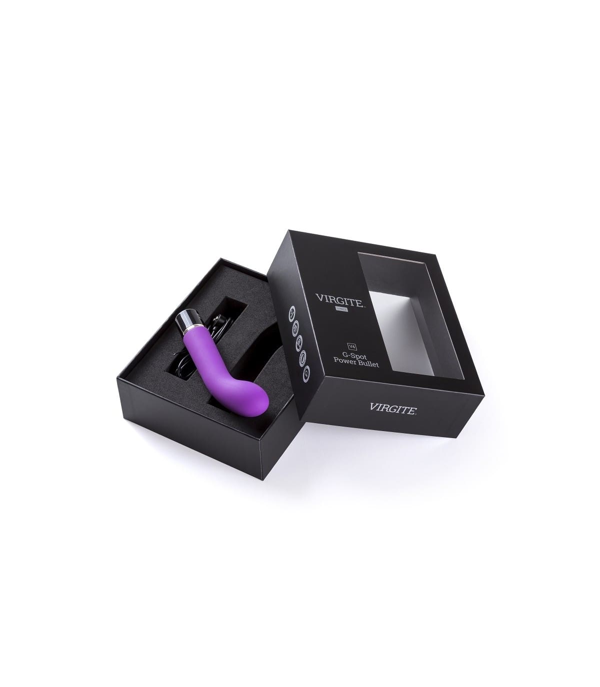 BALA VIBRADORA G-SPOT V4 MORADA CON CARGADOR MAGNETICO - Imagen 6