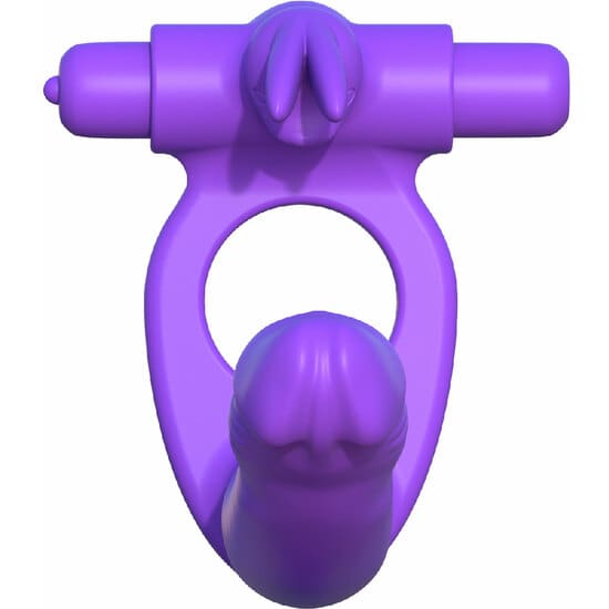FANTASY C-RINGZ PENE CON ANILLO VIBRADOR DE SILICONA