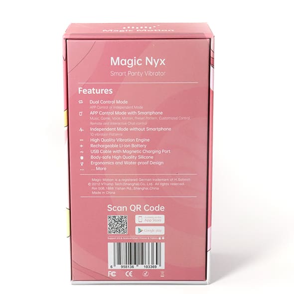 MAGIC MOTION NYX SMART PANTY VIBRATOR