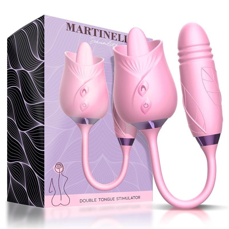 MARTINELLA LENGUA ESTIMULADORA CLÍTORIS Y HUEVO CON THRUSTING