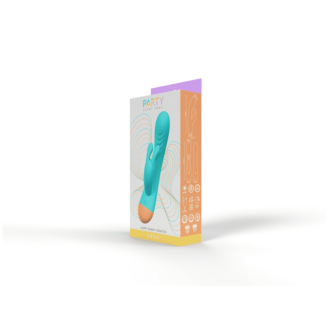 VIBRADOR KENY RECARGABLE AZUL