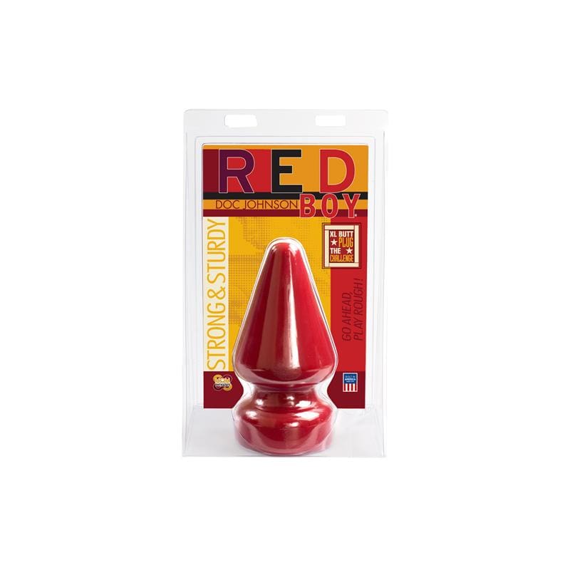 DOC JOHNSON PLUG ANAL RED BOY THE CHALLENGE EXTRA GRANDE