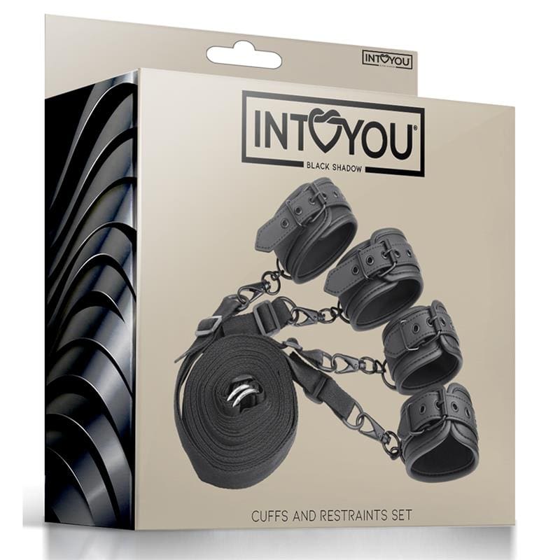 Adéntrate en el mundo de la sumisión con la línea Intoyou Black Shadow, una línea para aquellos más valientes y apasionados del BDSM. A cualquier amante del BDSM le encantan unas buenas restricciones para utilizar en la cama y en Black Fetish Shadow siempre tendrás lo que necesites.