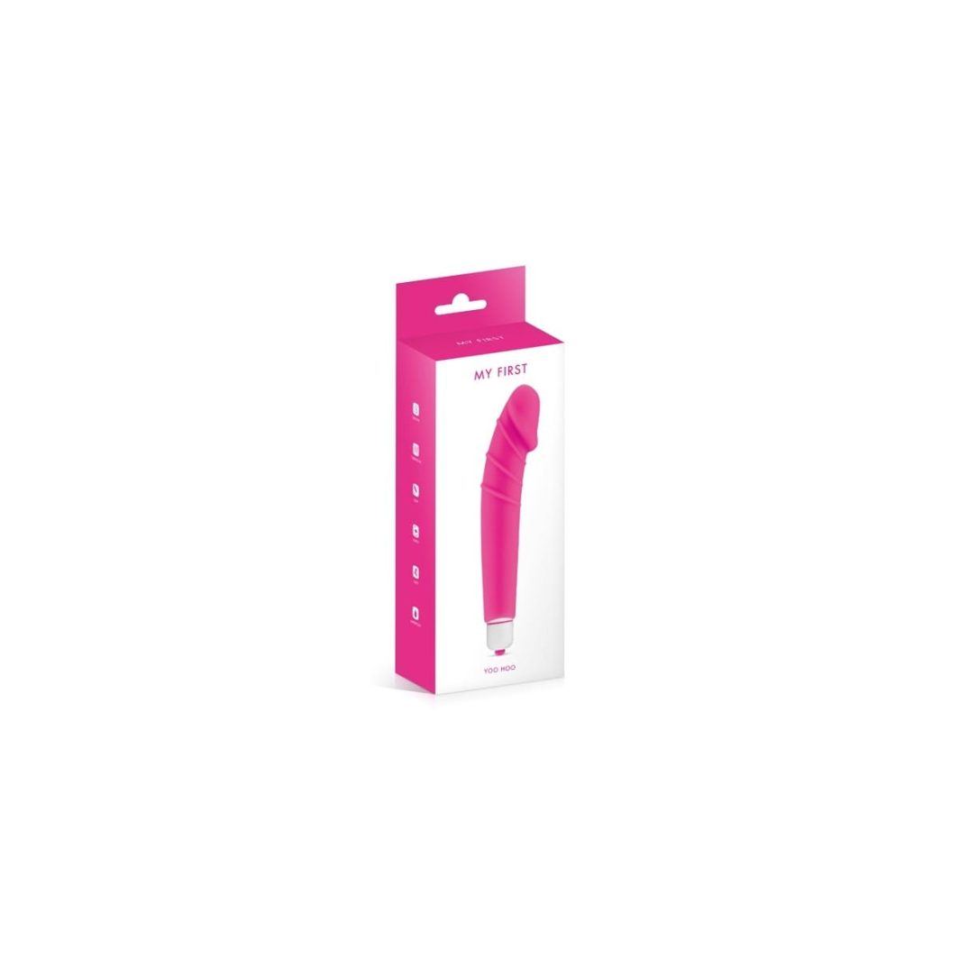 VIBRADOR SILICONA YOO HOO ROSA