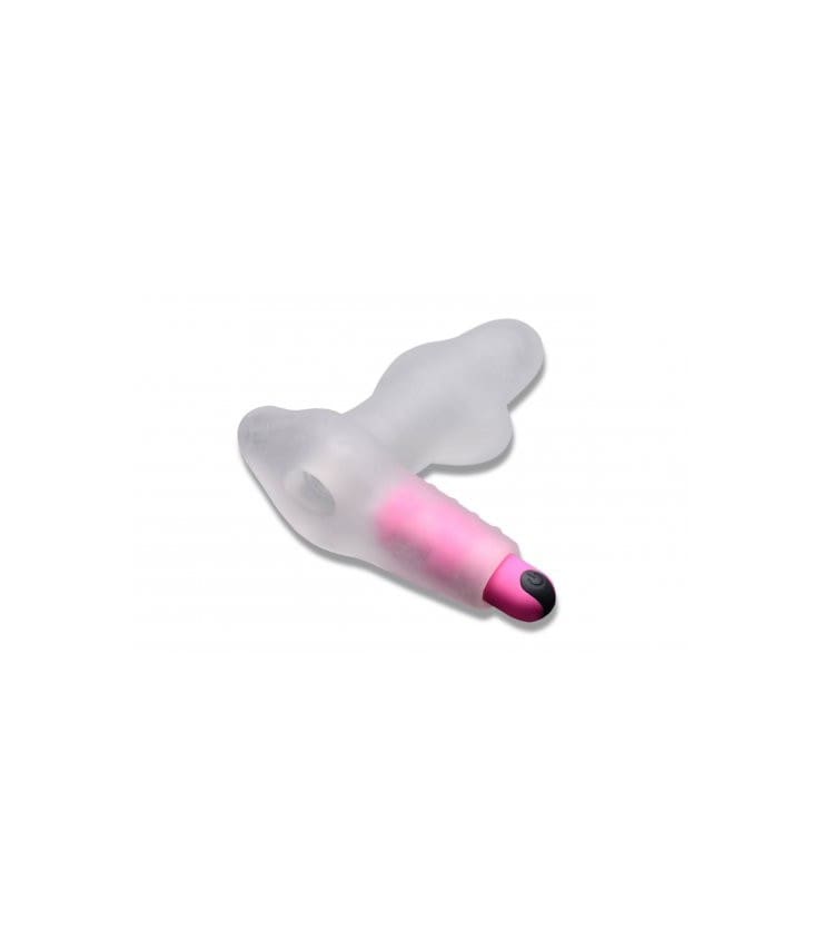 FUNDA PARA VAGINA LOVE TUNNEL CON BALA RECARGABLE Y MANDO