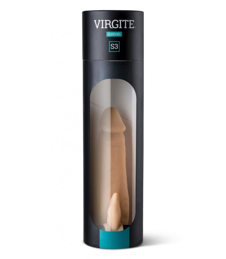 FUNDA PENE REALÍSTICA S3 FLESH 16"2 CM C/ VIBRACIÓN - Imagen 5
