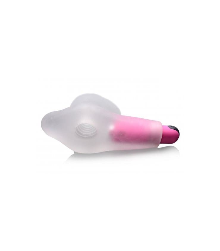 FUNDA PARA VAGINA LOVE TUNNEL CON BALA RECARGABLE Y MANDO