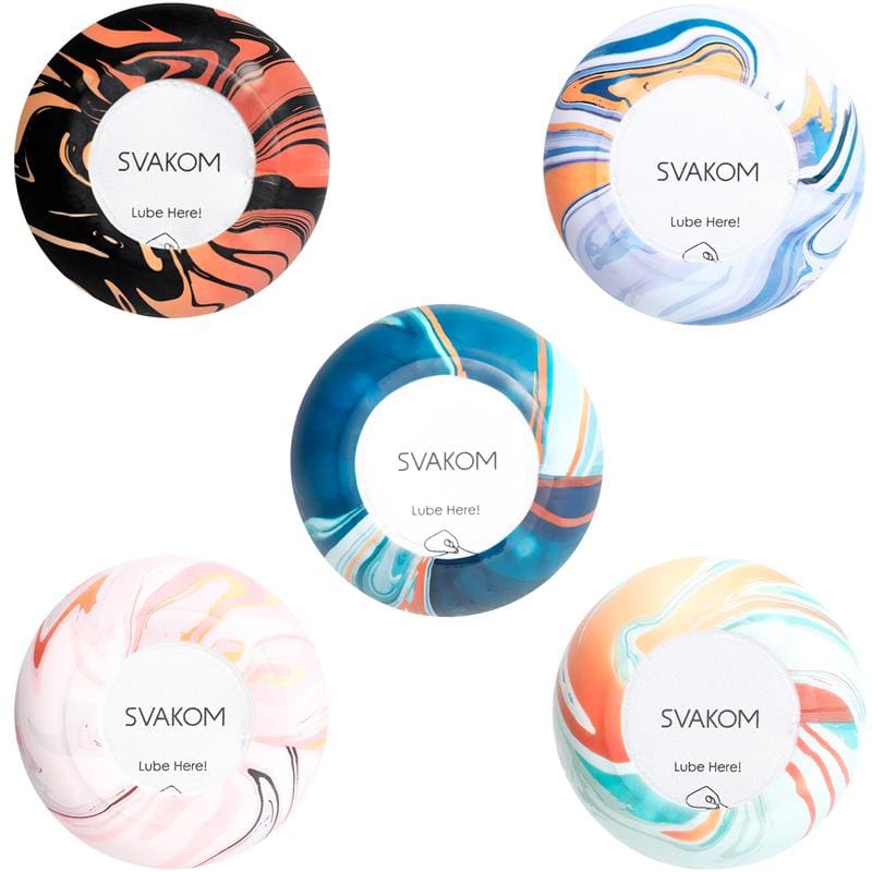 SVAKOM HEDY X MIX TEXTURES HUEVO MASTURBADOR PACK DE 5