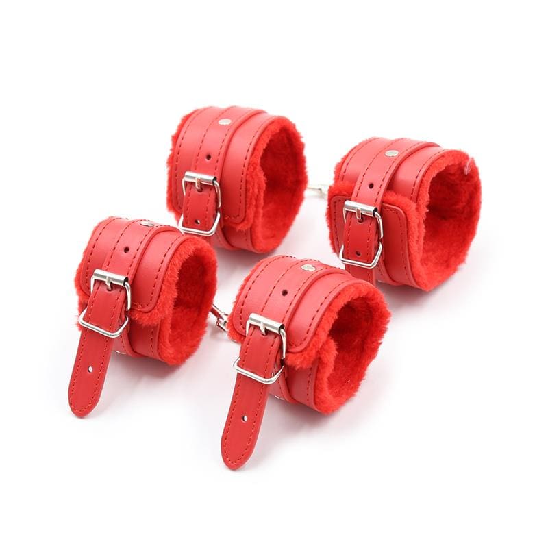 INTOYOU BDSM LINE SET DE BONDAGE 10 PIEZAS ROJO - Imagen 11