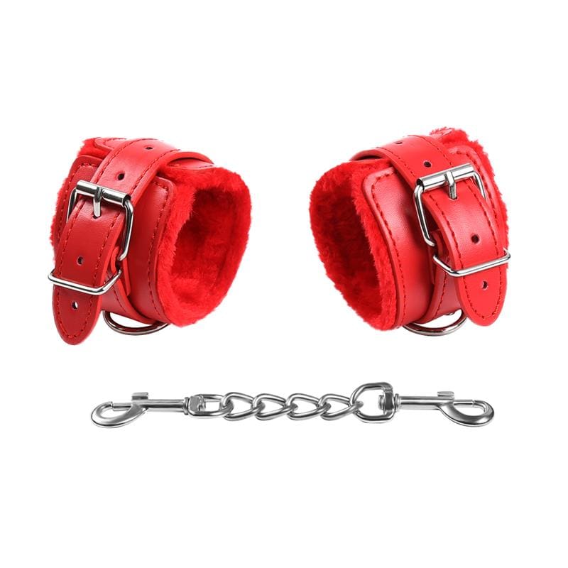 INTOYOU BDSM LINE SET DE BONDAGE 10 PIEZAS ROJO