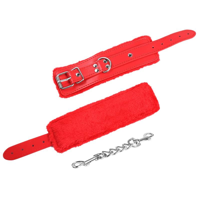 INTOYOU BDSM LINE SET DE BONDAGE 10 PIEZAS ROJO