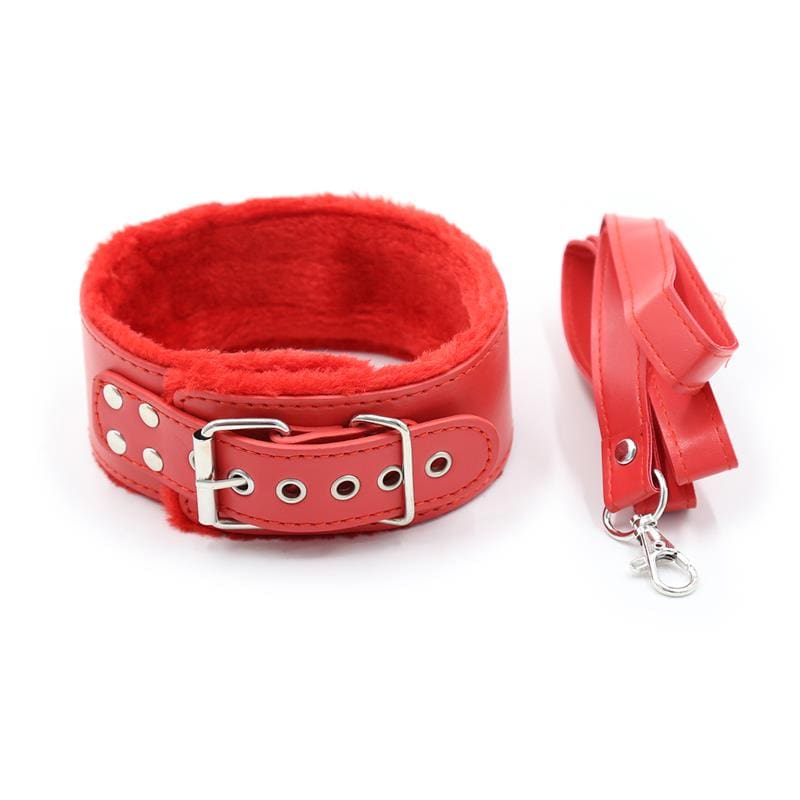 INTOYOU BDSM LINE SET DE BONDAGE 10 PIEZAS ROJO