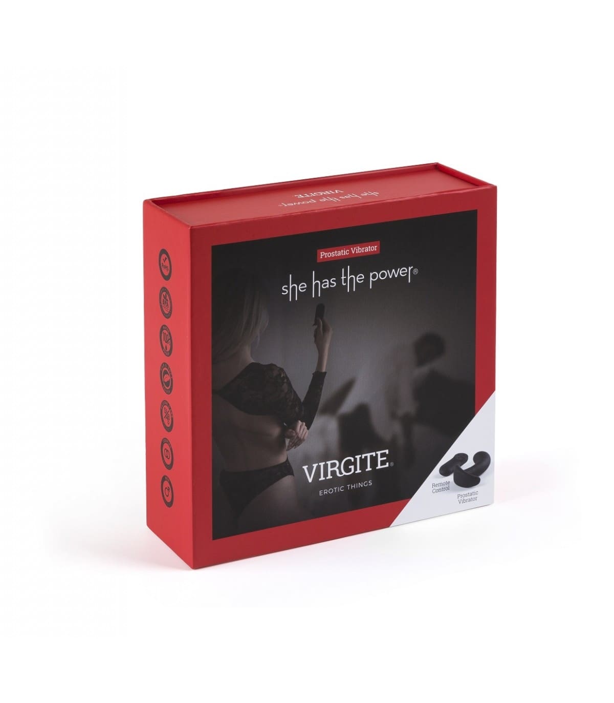 VIBRADOR PROSTÁTICO ERGONÓMICO C/ CONTROL REMOTO
