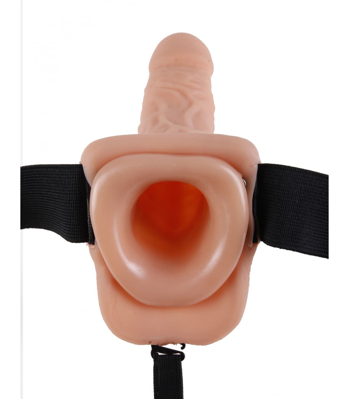 ARNÉS HUECO STRAP-ON CARNE 22"5 CM