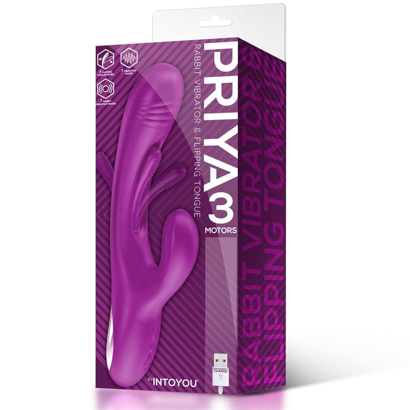 INTOYOU PRIYA VIBRADOR CON LENGUA CON MOVIMIENTO FLIPPING