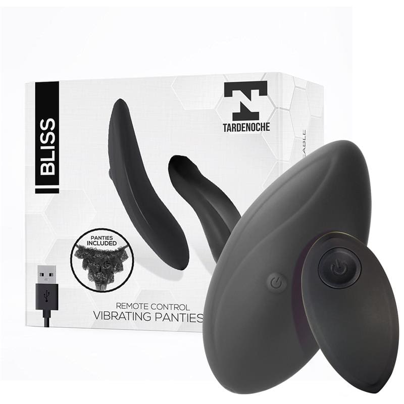 TARDENOCHE BLISS PANTIS CON ESTIMULADOR USB SILICONA CONTROL REMOTO USB