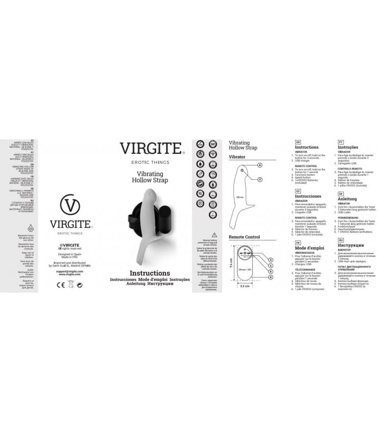 ARNÉS HUECO C/ VIBRACIÓN H4 TALLA L