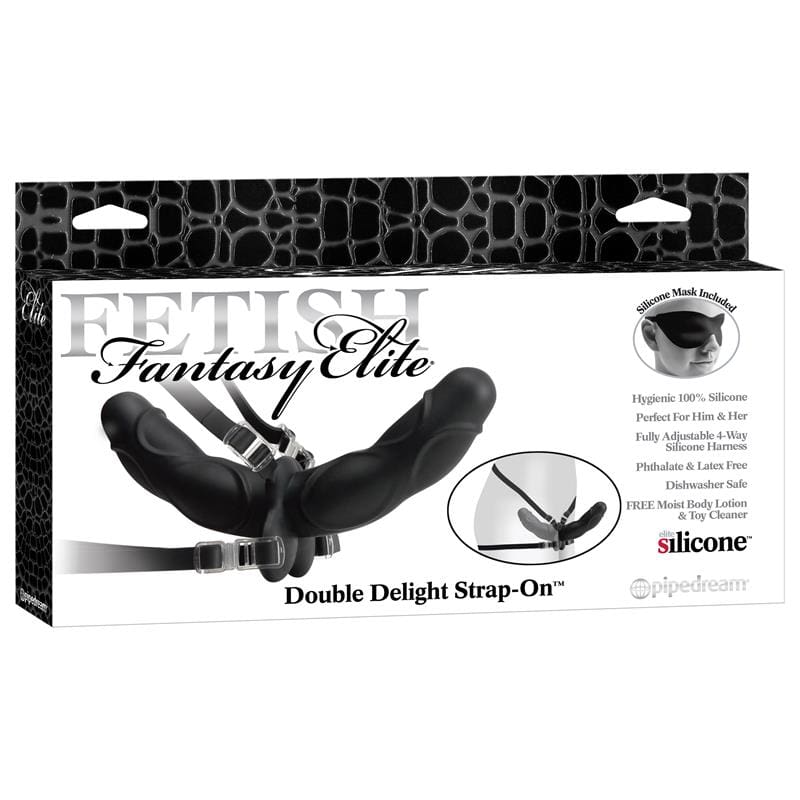 FETISH FANTASY ELITE FETISH FANTASY ELITE ARNÉS DE DOBLE DELEITE NEGRO
