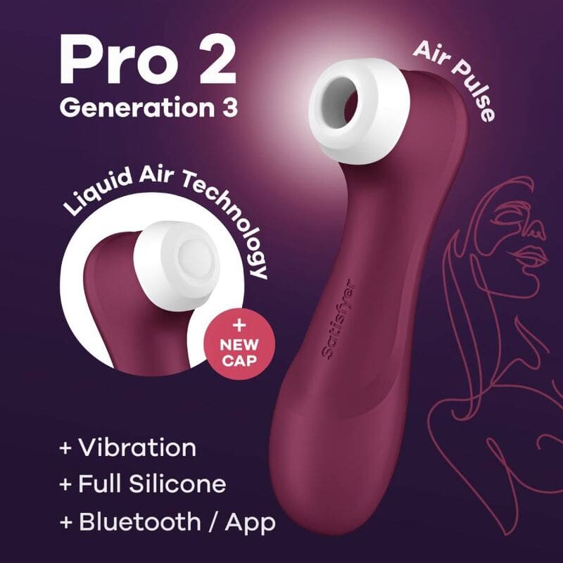 SATISFYER PRO 2 GENERACIÓN 3 GRANATE