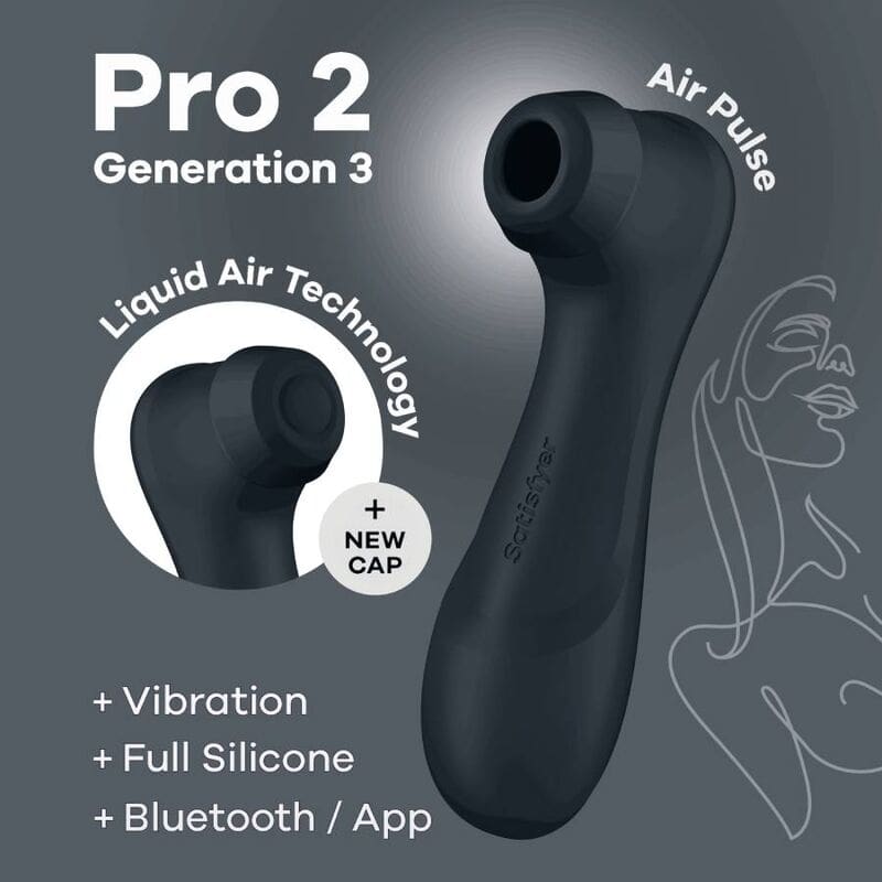 SATISFYER PRO 2 GENERACIÓN 3 NEGRO