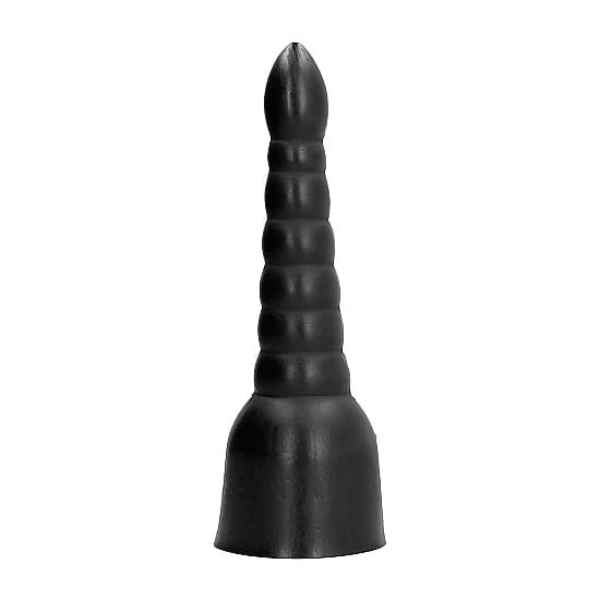 ALL BLACK DILDO 34CM