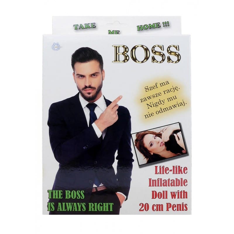 MUÑECO BOSS EL JEFE CARA IMPRESA PENE 20CM