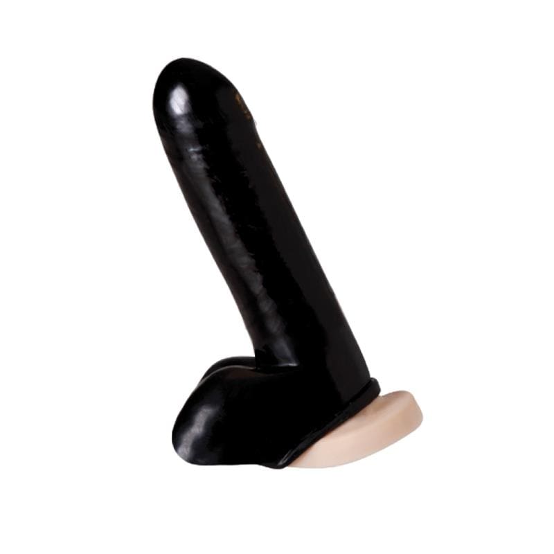 LATEX PLAY RIMBA LÁTEX PLAY FUNDA DE PENE Y TESTÍCULOS COLOR NEGRO