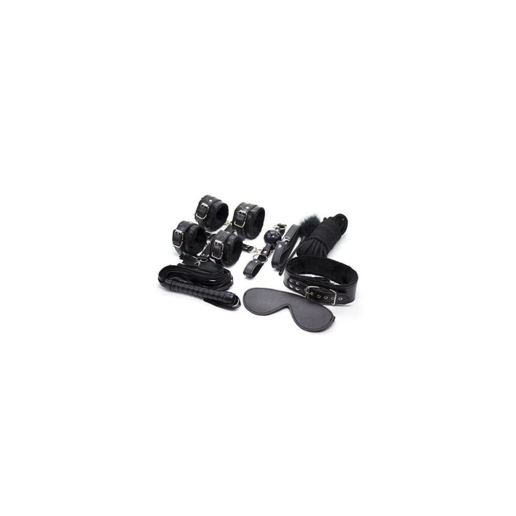 TOP BONDAGE KIT NEGRO 6 PIEZAS