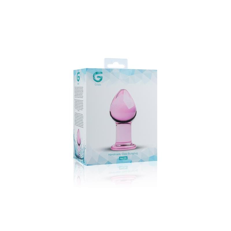 GILDO PLUG ANAL CRISTAL ROSA