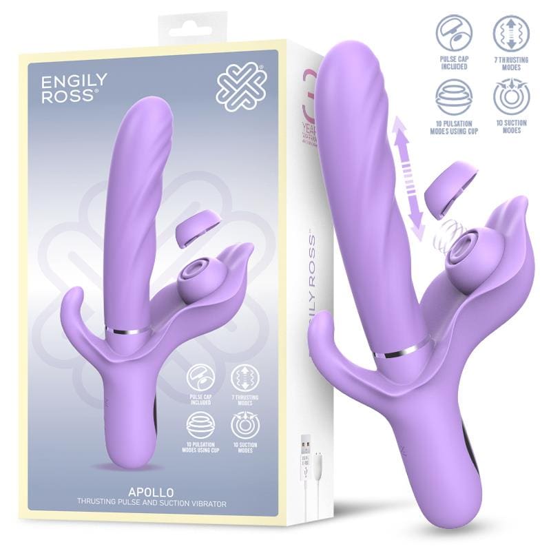 ENGILY ROSS APOLLO VIBRADOR CON FUNCIÓN DE THRUSTING, PULSACIÓN Y SUCCIÓN