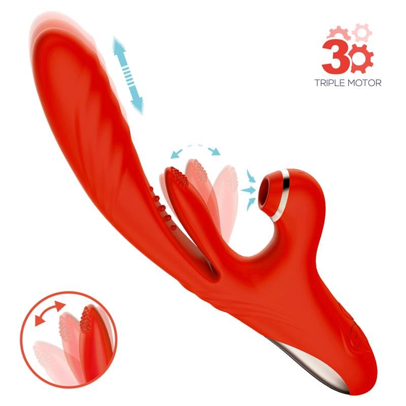 ACTION NO. TWENTYFOUR VIBRADOR UP AND DOWN, LENGUA FLIP-FLAP Y SUCCIÓN
