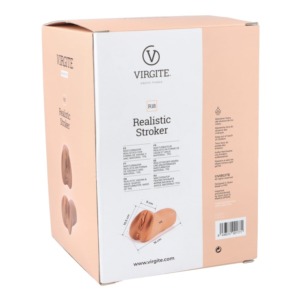MASTURBADOR VAGINA/ANO R18 FLESH