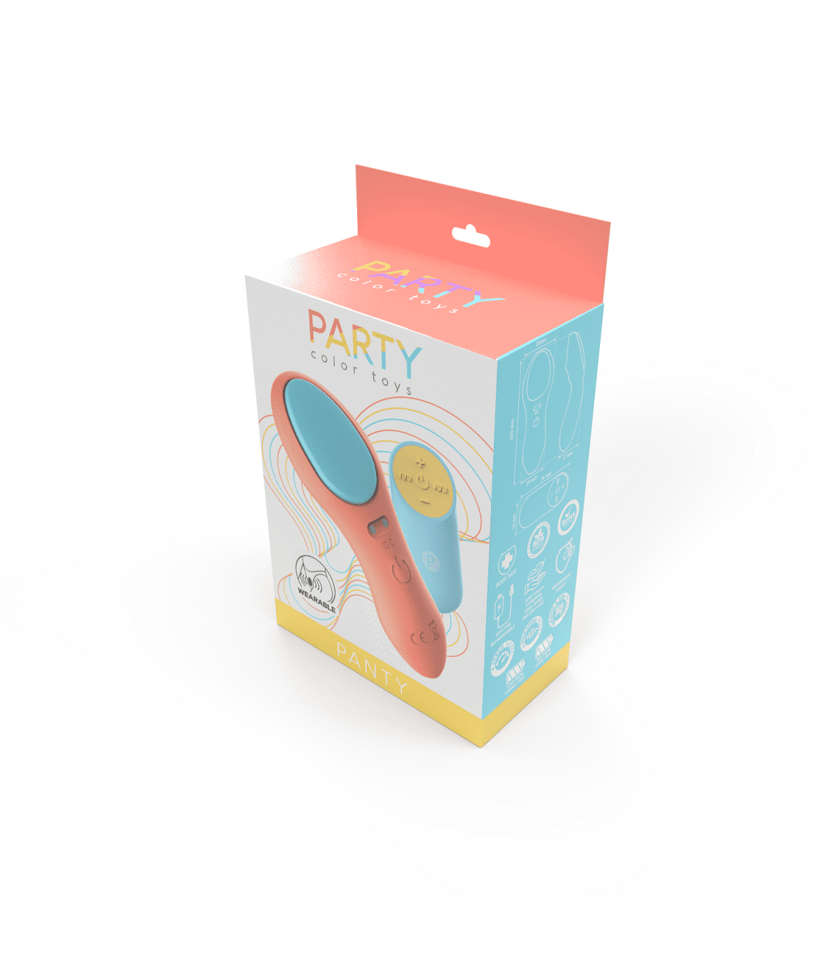 VIBRADOR PANTY CON MANDO USB