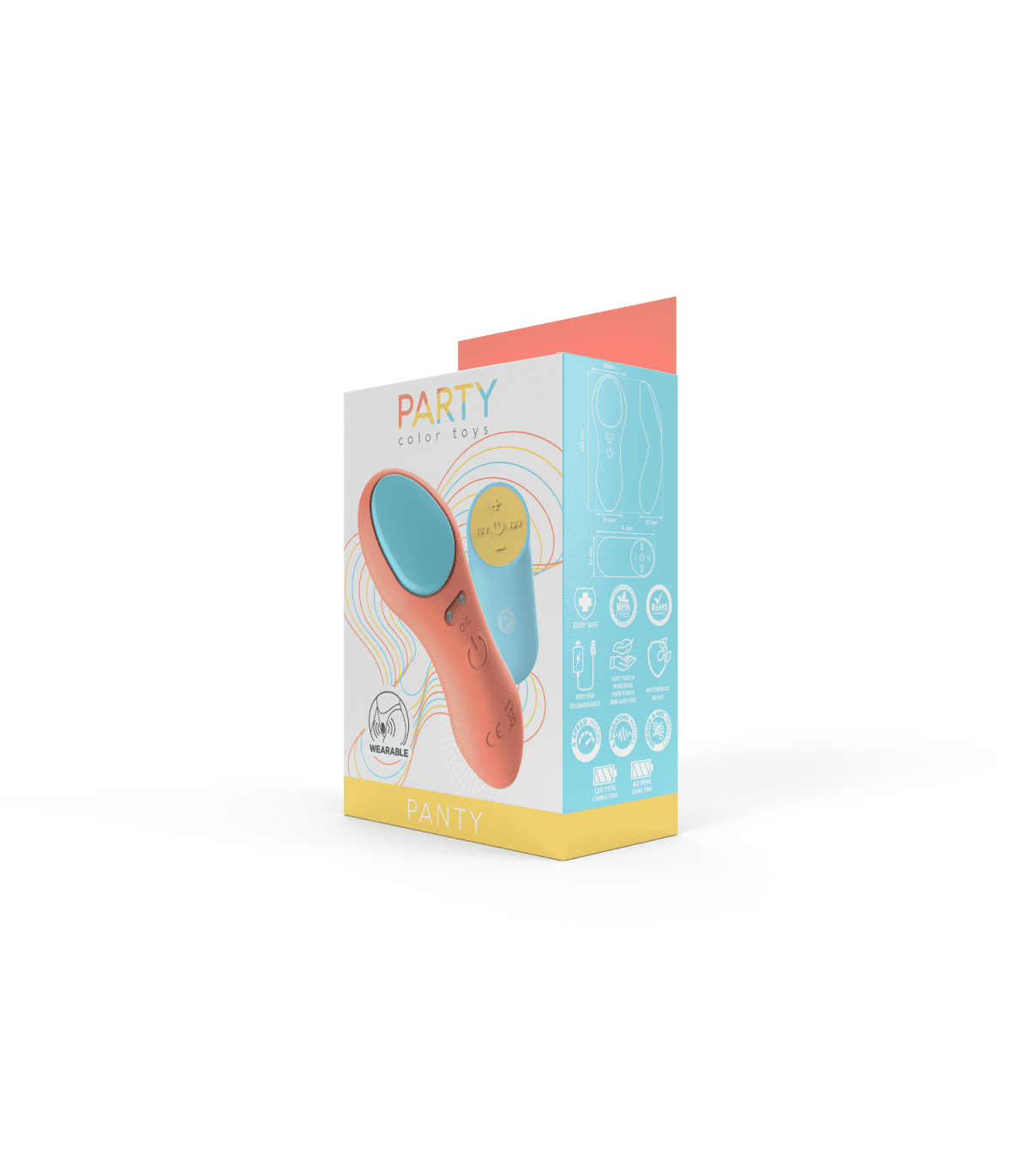 VIBRADOR PANTY CON MANDO USB