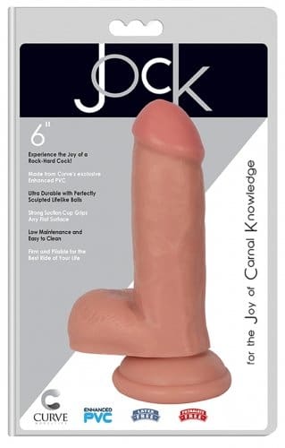 DILDO PENE CON TESTÍCULOS FLESH 15,24 CM