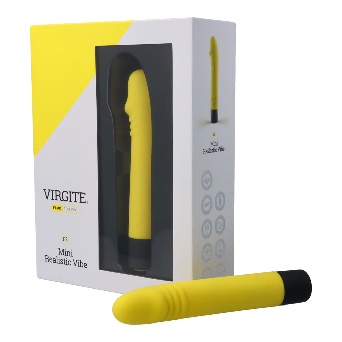 VIBRADOR F2 FLUO SILICONA RECARGABLE