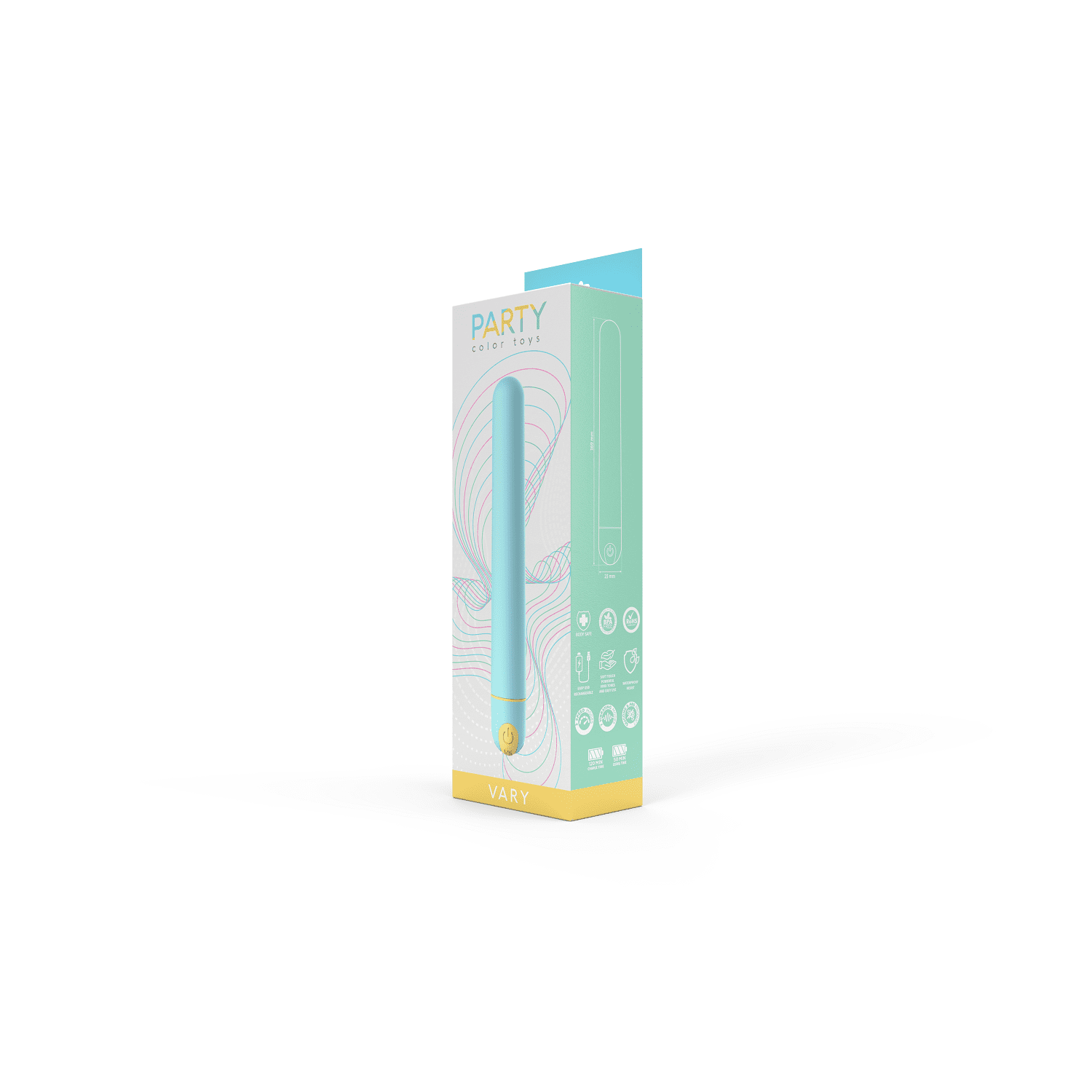 VIBRADOR VARY AZUL USB