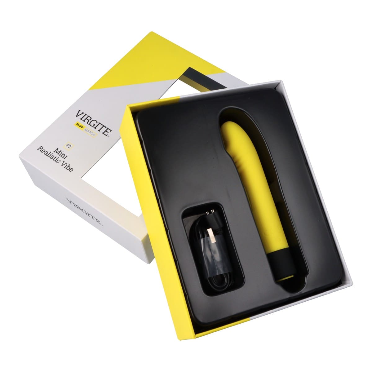 VIBRADOR F2 FLUO SILICONA RECARGABLE