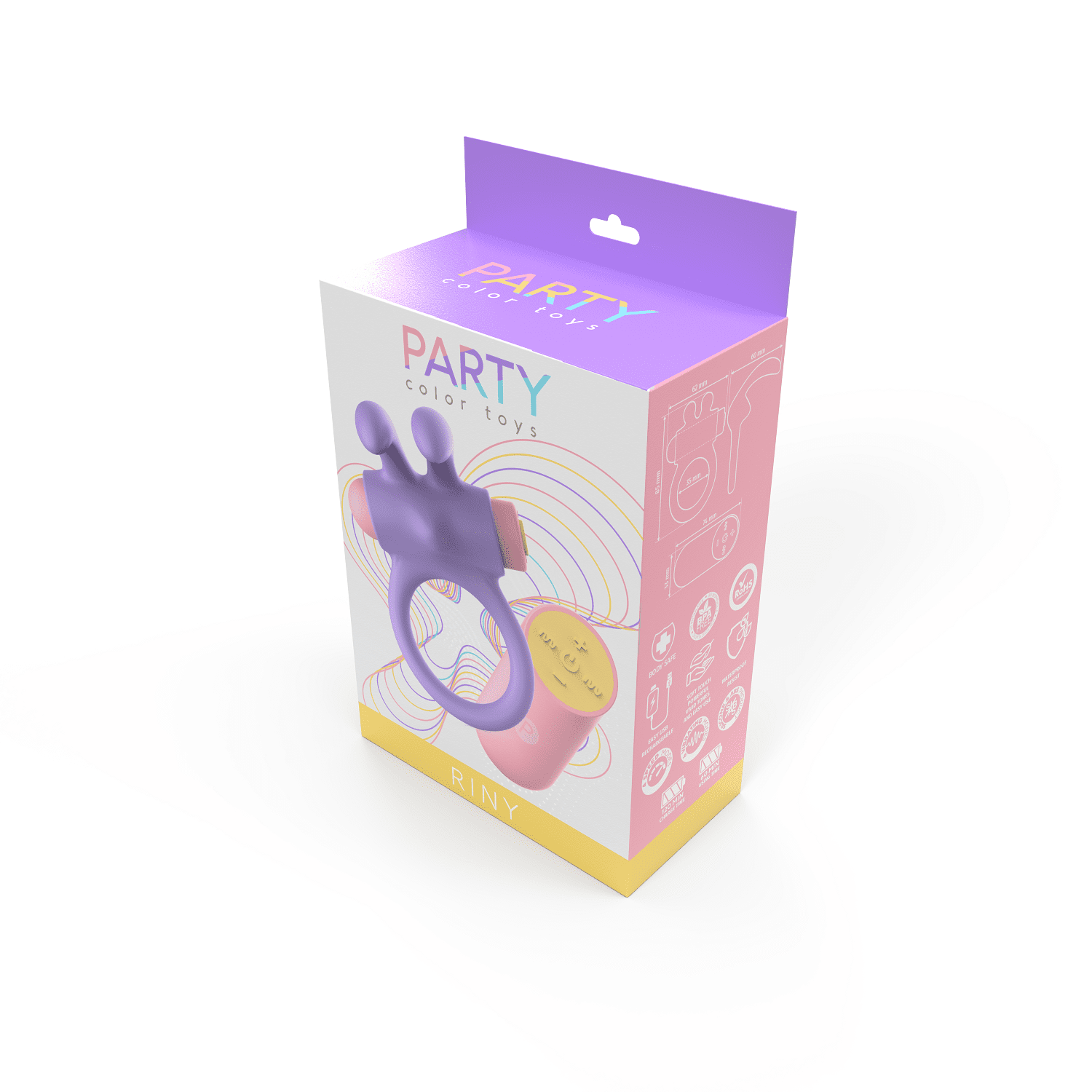 ANILLO VIBRADOR RINY CON MANDO SILICONA USB