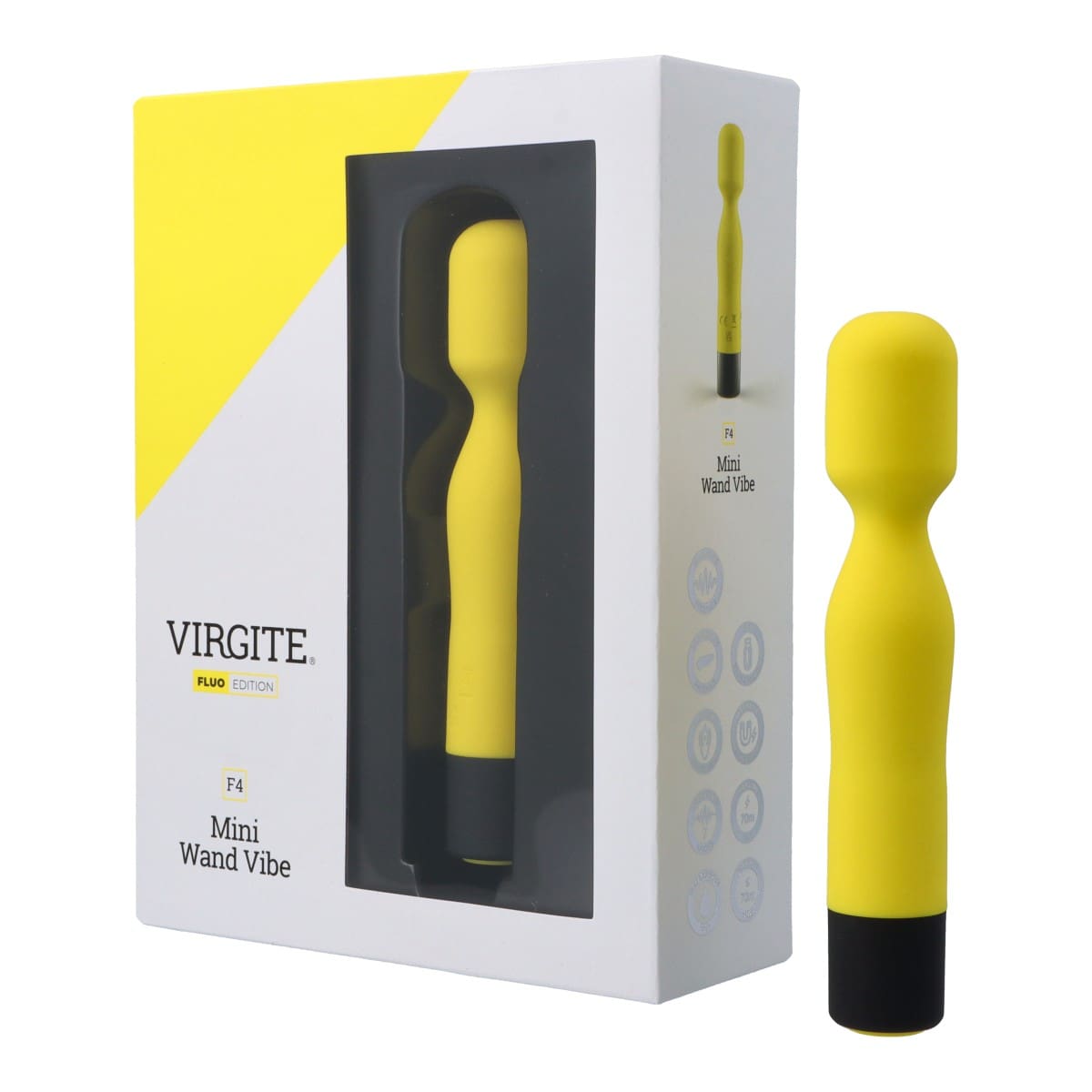 VIBRADOR F4 FLUO SILICONA RECARGABLE