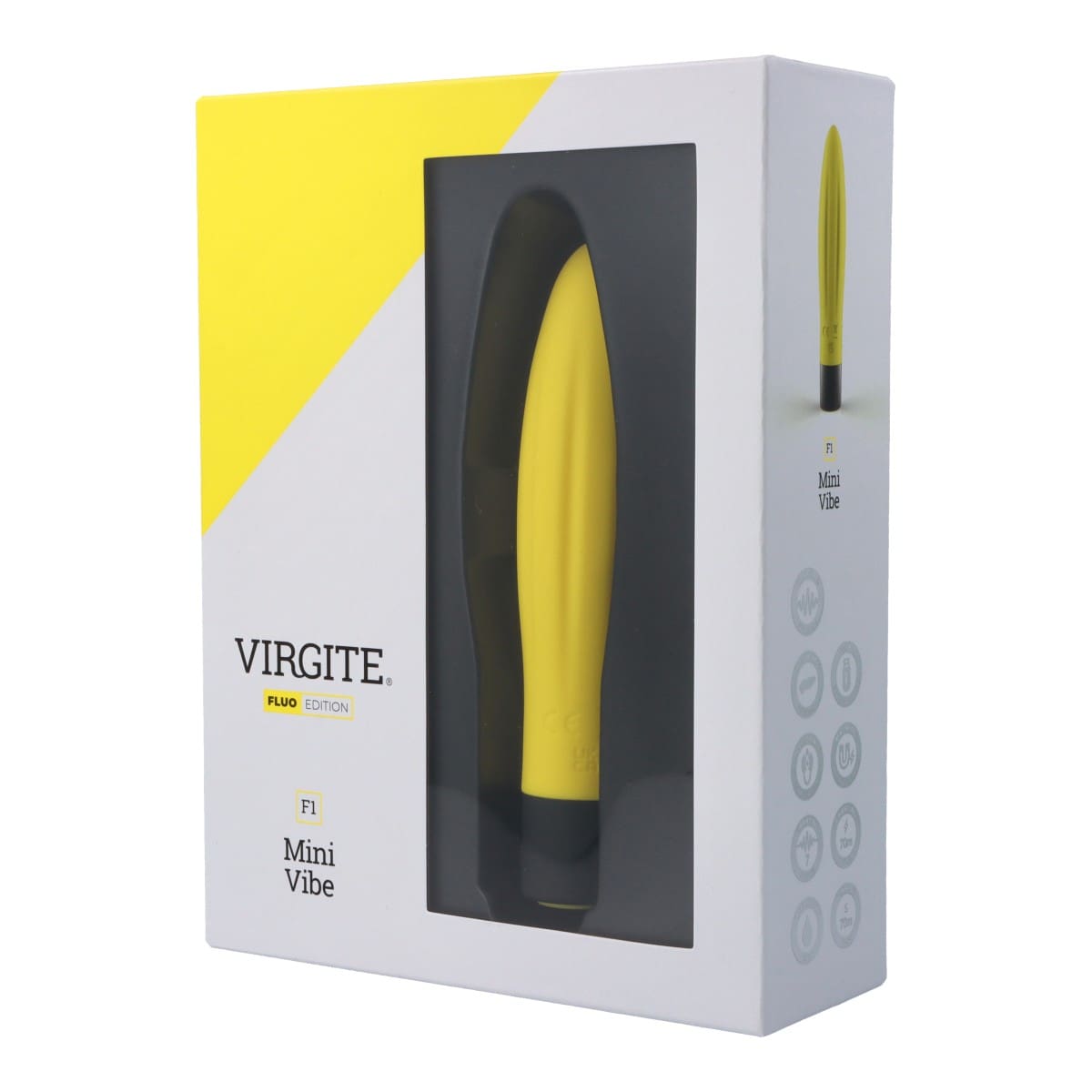 VIBRADOR F1 FLUO SILICONA RECARGABLE