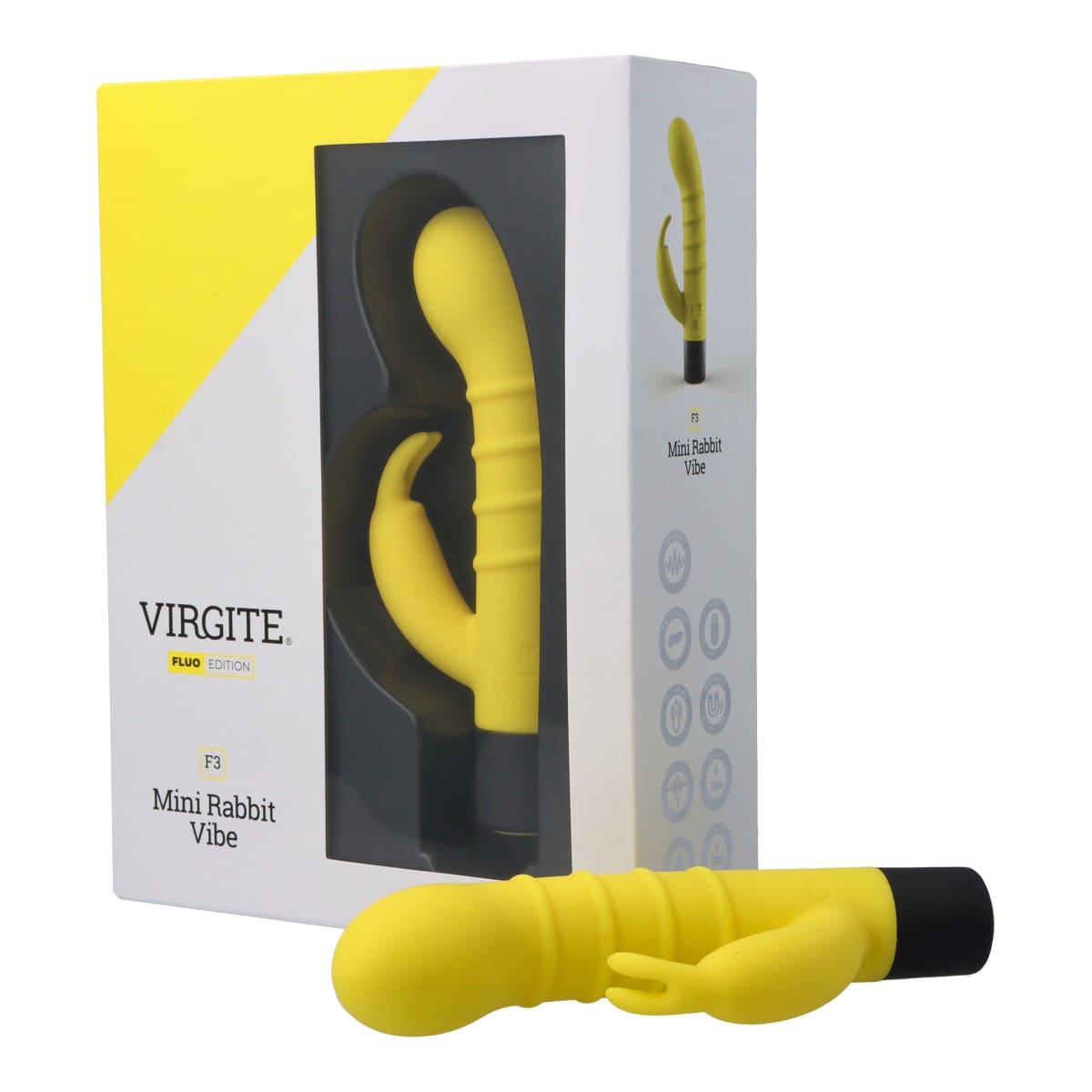 VIBRADOR F3 FLUO SILICONA RECARGABLE