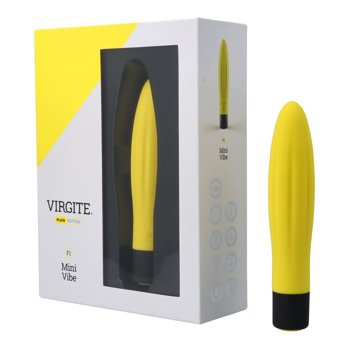 VIBRADOR F1 FLUO SILICONA RECARGABLE